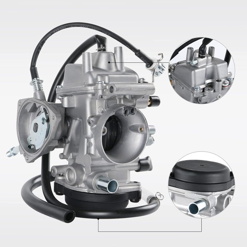 Tang Carburetor Compatible with Yamaha 2000-2006 Big Bear YFM 400 YFM400,Kodiak 400,2007-2010 Wolverine 450,2007-2014 Grizzly 350 450 ATV With Cleaner Brush,Air Fiter,Fuel Filter - Image 5